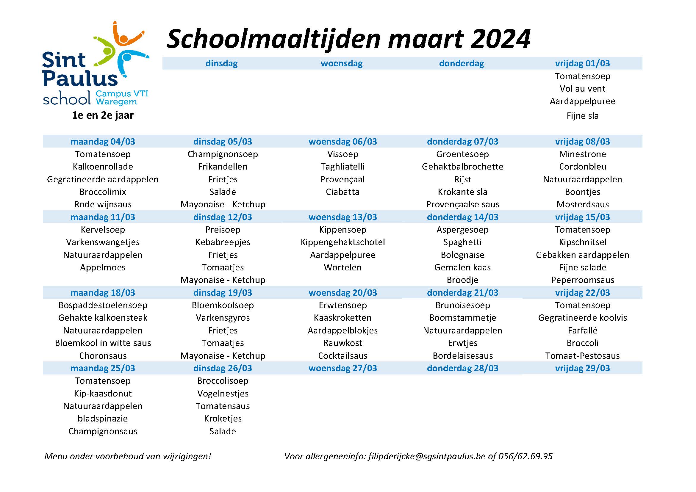 Maart 2024 | Sint-Paulusschool - Campus VTI